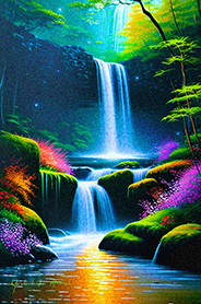 fantasy waterfall<br>-20240318-<br>20240318-g