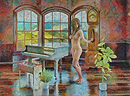 Piano and woman in the room-01-c