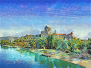 Scenery seen from the Danube-001-b