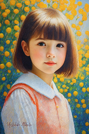 flowers and girl20231015-g
