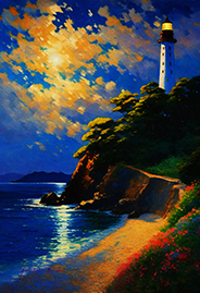 lighthouse at night-<br>20231031-e