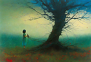 girl and old tree-<br>20231121-c