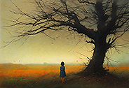 girl and old tree-<br>20231121-g