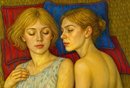 Portrait of a sleeping-f