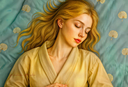 Portrait of a sleeping-g