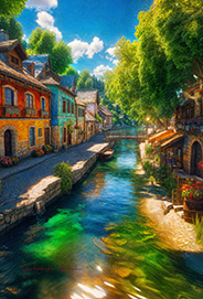 Village by the River-a 