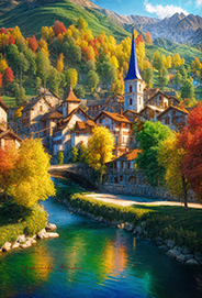 Village by the River-c