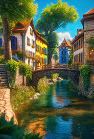 Village by the River-d