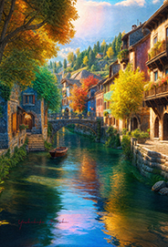 Village by the River-f