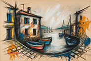 Aegean port town-20250719-n