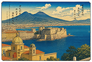 The 53 Stations of World Heritage vol.01-005 : Bay of Naples and Mt. Vesuvius, Italy