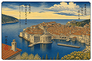 The 53 Stations of World Heritage vol.01-012 : Old City of Dubrovnik, Croatia