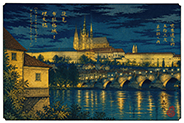 The 53 Stations of World Heritage vol.01-030 : Prague Castle and Charles Bridge, Czechia